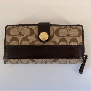 Brown Coach wallet